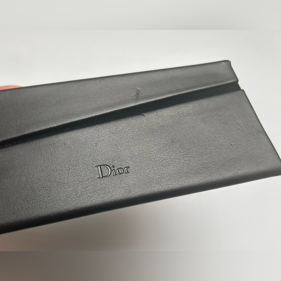 DIOR Black Leather Glasses Case - Picture 4 of 11